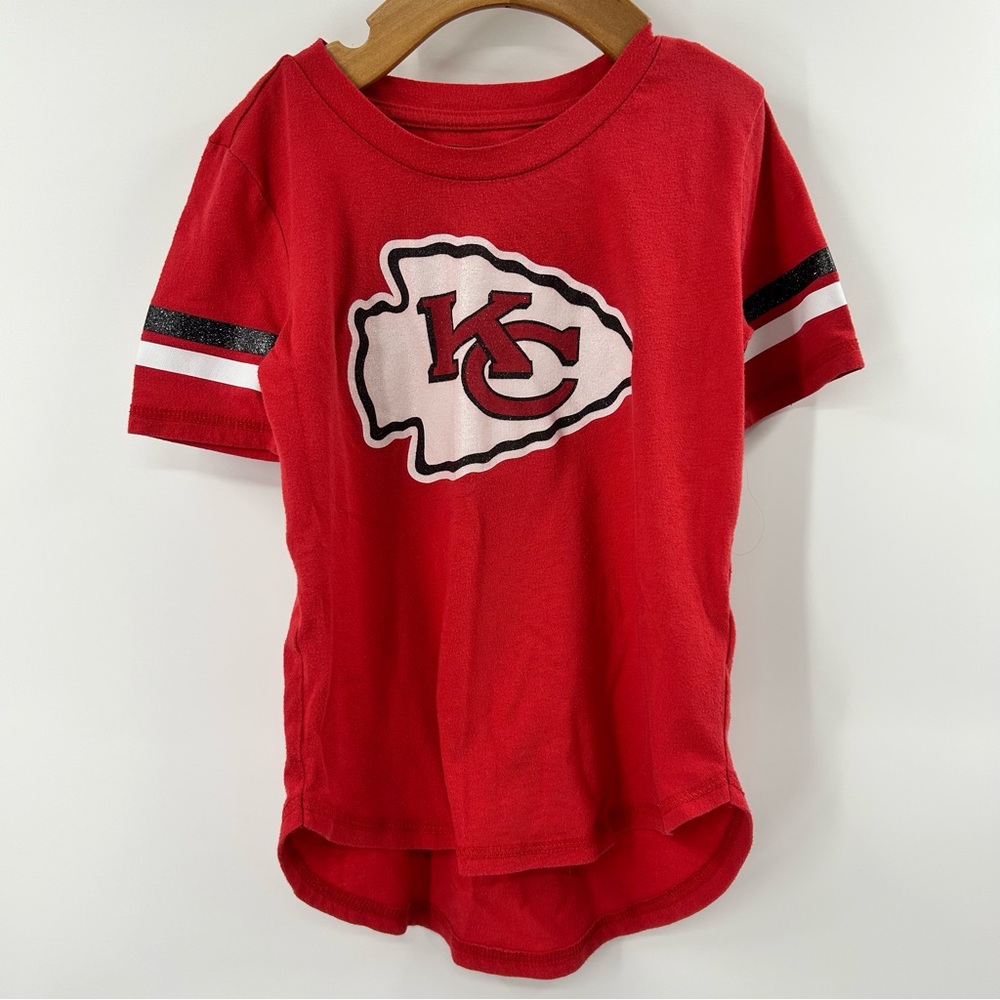 Kansas City Chiefs Girls T-Shirt Size 4-5